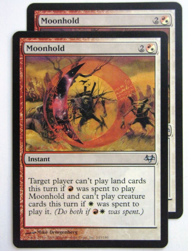 MTG Magic Cards: MOONHOLD x2 # 23D66