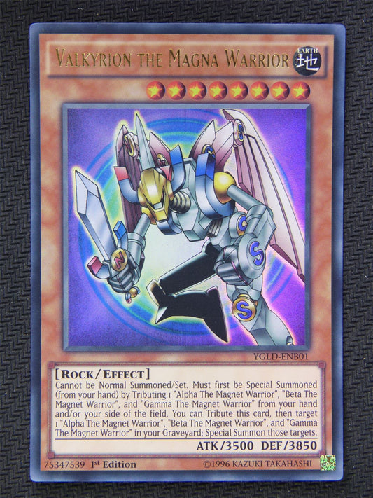 Yugioh Card - Ultra Rare - Valkyrion Magna Warrior YGLD #604