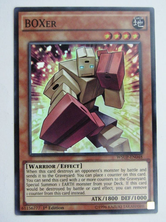 Yugioh Cards: BOXER WSUP SUPER RARE # 25F5