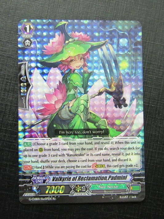 Valkyrie of Reclamation Padmini G-CHB01 Re - Vanguard Card # 8H73