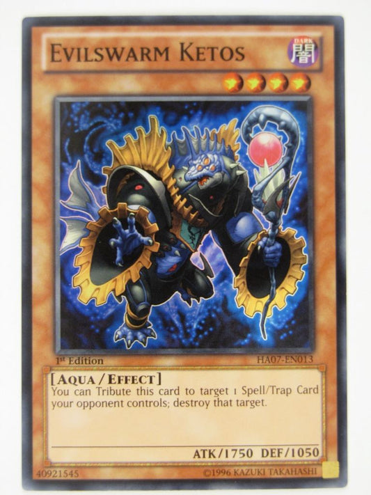 Yugioh Cards: EVILSWARM KETOS HA07 SUPER RARE # 21F94