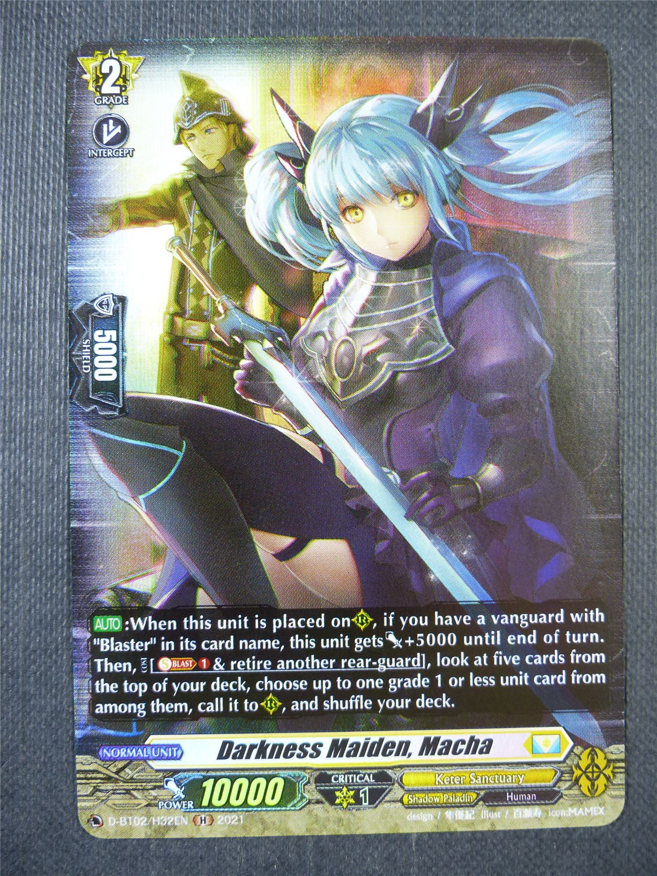 Darkness Maiden Macha D-BT02 H - Vanguard Card #6YD