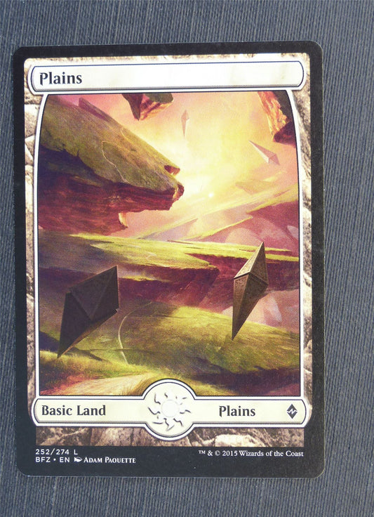 Plains Full Art 252/274 - Mtg Magic Cards #5E7