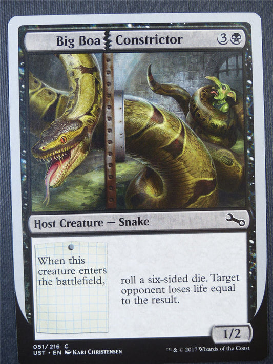 Big Boa Constrictor - Unstable - Mtg Card #5PP