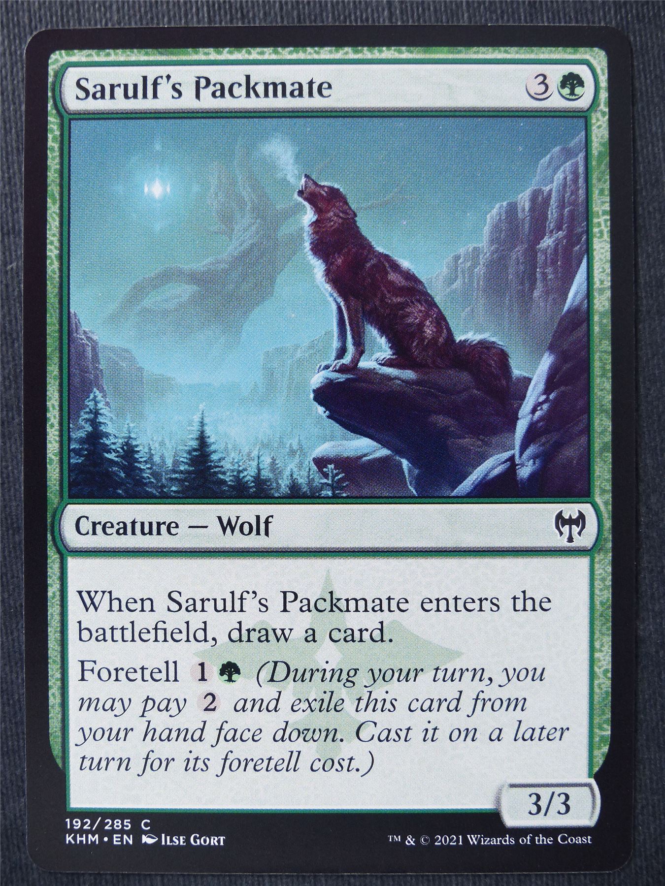 Sarulf's Packmate - Mtg Magic Cards #1L