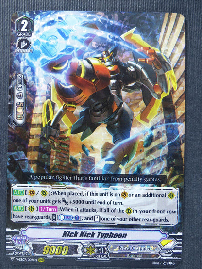 Kick Kick Typhoon V-EB07 RRR - Vanguard Cards #2U