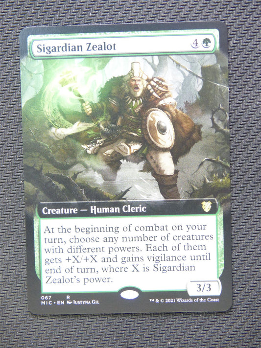 Sigardian Zealot Extended Art - Innistrad - Mtg Card #3JX