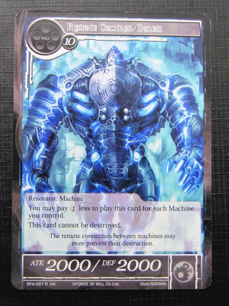 Force of Will Cards: REMOTE CONTROL GOLEM FOIL # 15G49