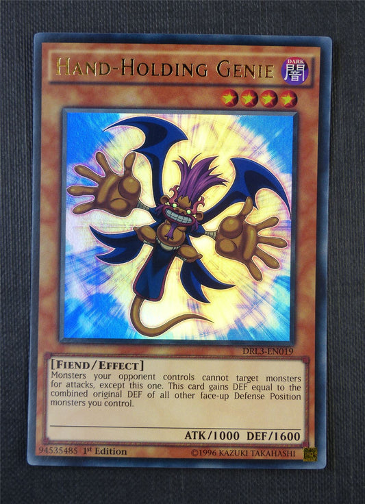 Hand Holding Genie DRL3 1st Ed - Ultra Rare - Yugioh Card #7FC