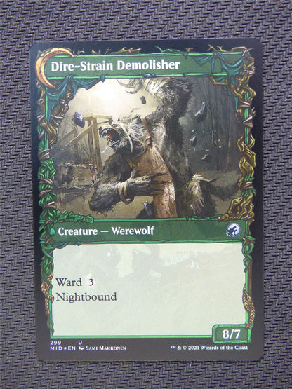 Burly Breaker Dire Strain Demolisher Foil  Showcase - Innistrad - Mtg Card #3LY