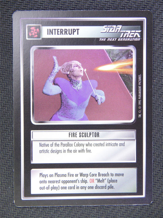 Interrupt Fire Sculptor - Star Trek CCG Next Gen #53Q