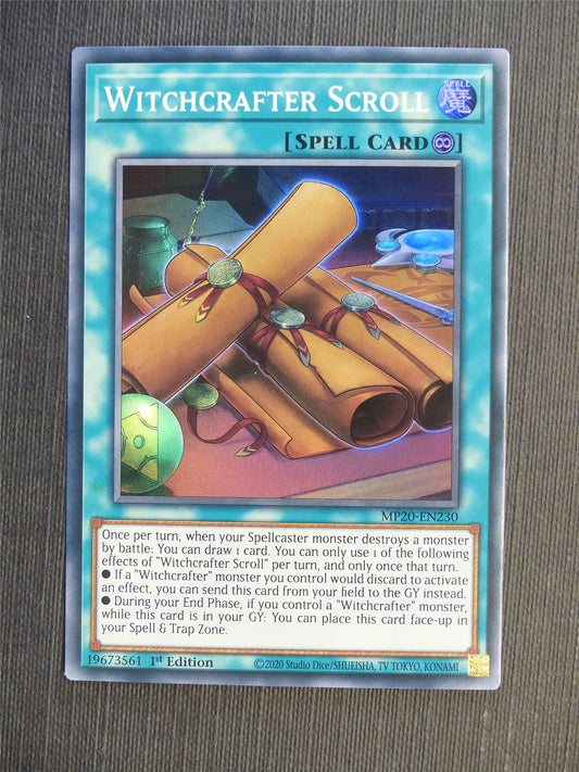 Witchcrsafter Scroll MP20 Super Rare - 1st ed - Yugioh Cards #68X