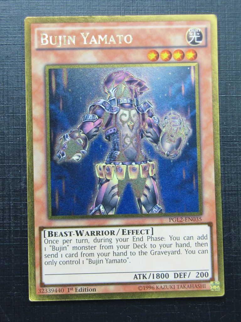 Yugioh Cards: BUJIN YAMATO PGL2 GOLD RARE # 22C8