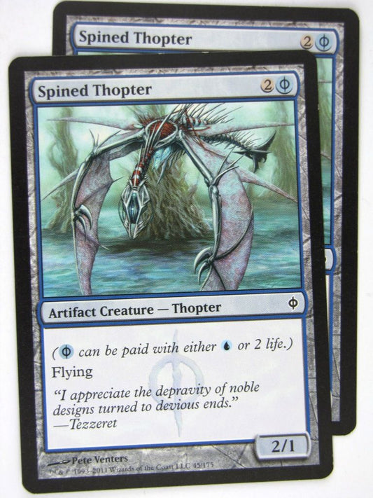 MTG Magic: the Gathering Cards: SPINED THOPTER x2: NPH