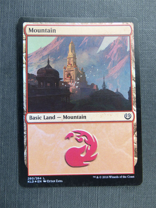 Mountain 260/264 Foil played - Mtg Magic Cards #4CZ