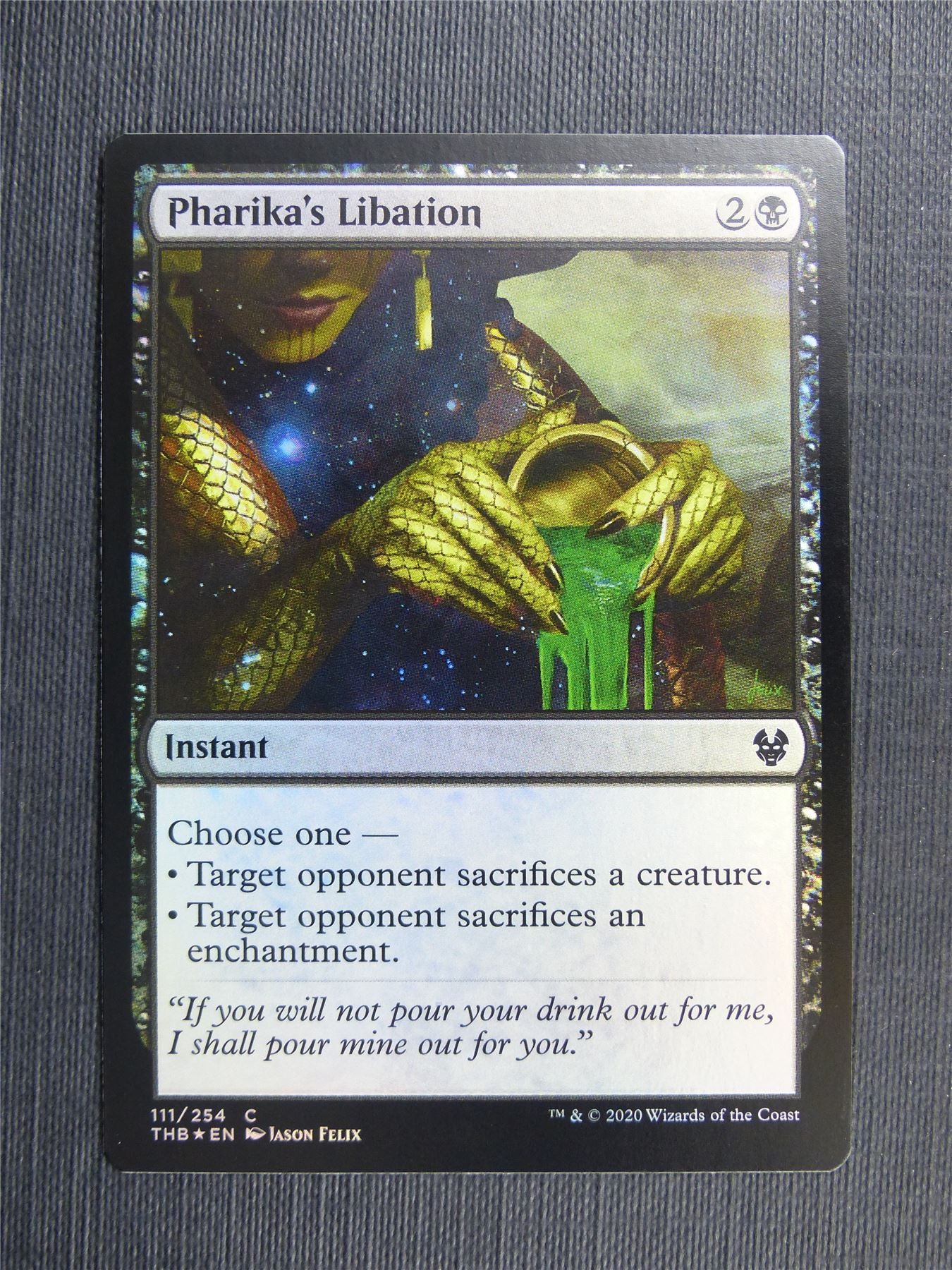 Pharika's Libation Foil - Theros Collector Ed - Mtg Magic Cards #3MJ
