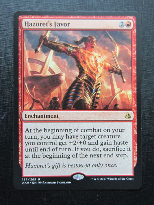 MTG Magic Cards: HAZORET'S FAVOR # B95