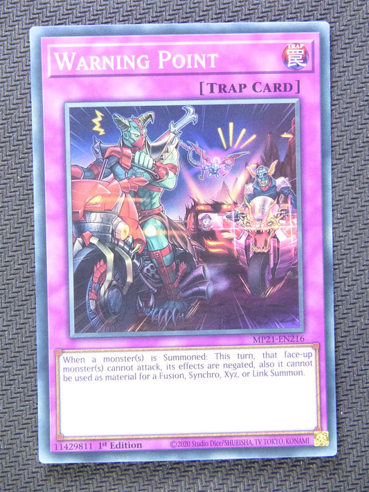 Warning Point MP21 Super Rare - Yugioh Cards #5E2