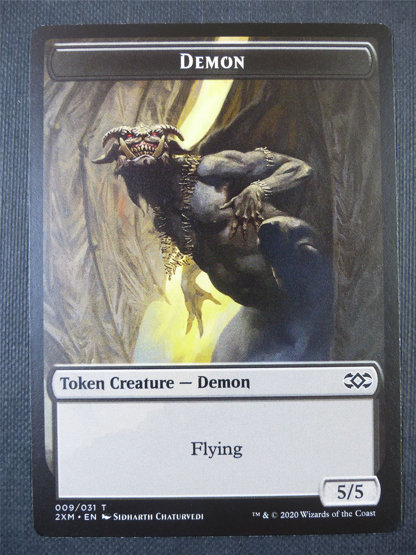 Demon Token - Mtg Card #60F