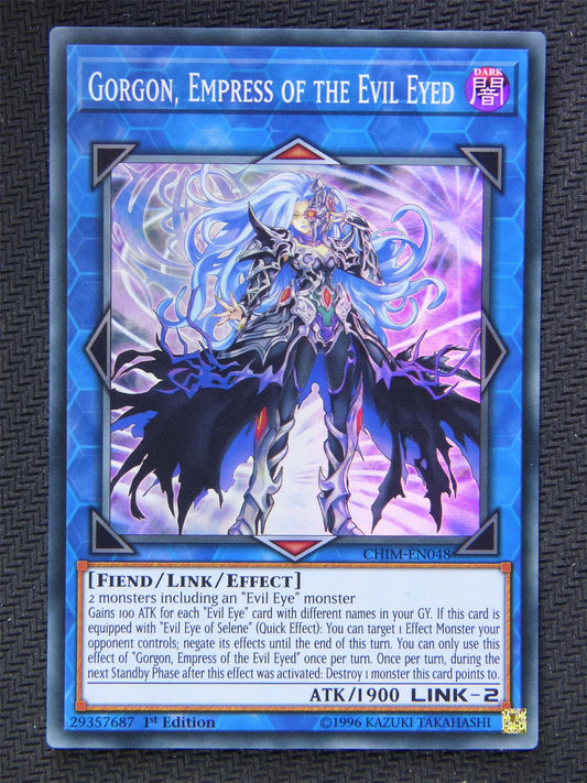 Gorgon Empress of Evil Eyed CHIM - Super Rare - Yugioh Card #60X