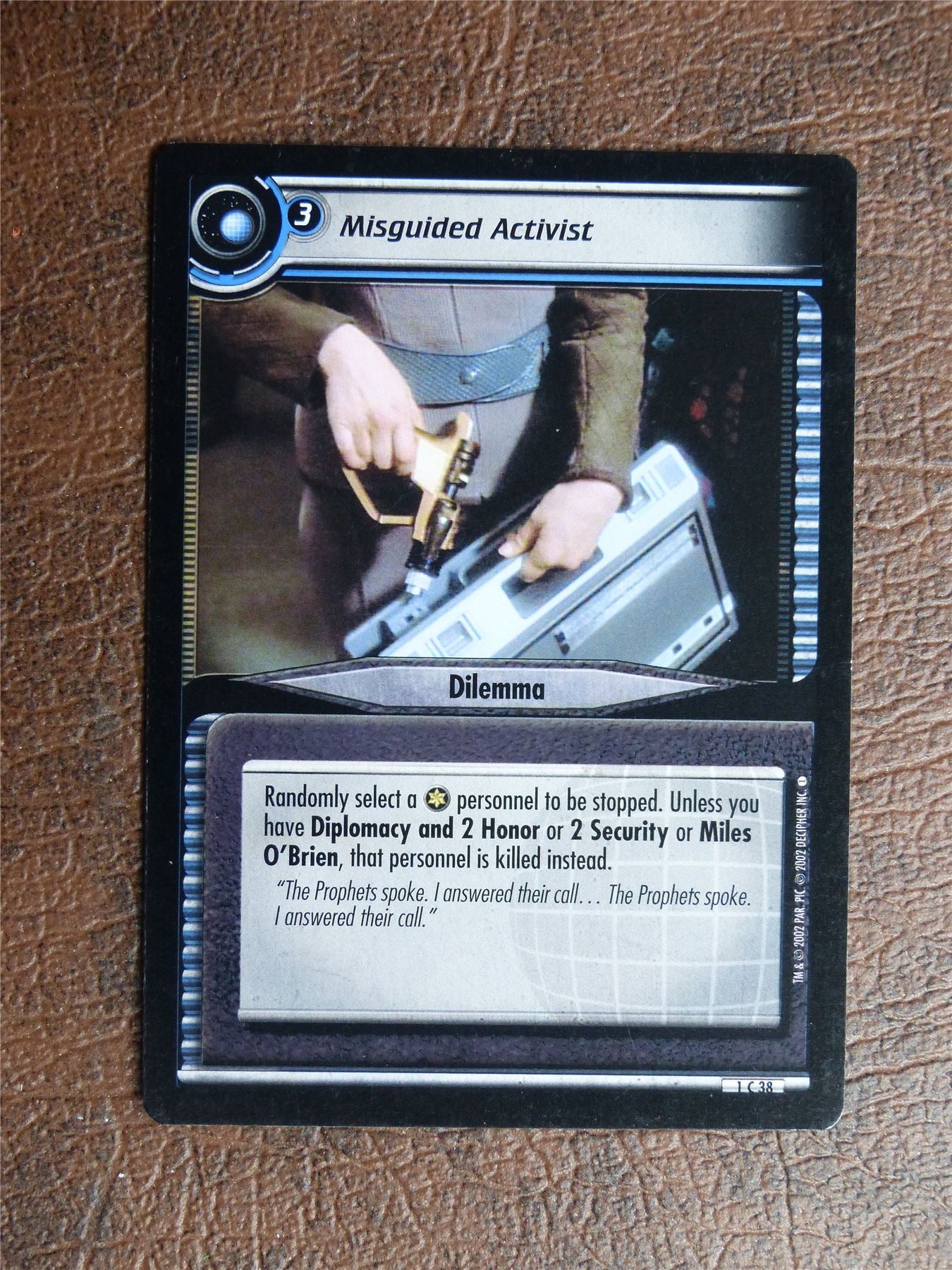 Misguided Activist - Star Trek CCG TCG Card #ZC