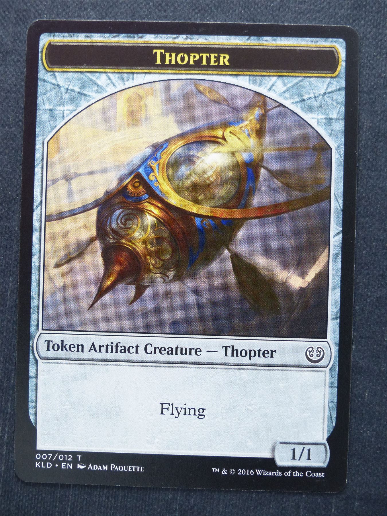 Thopter Token - Mtg Magic Card #B9
