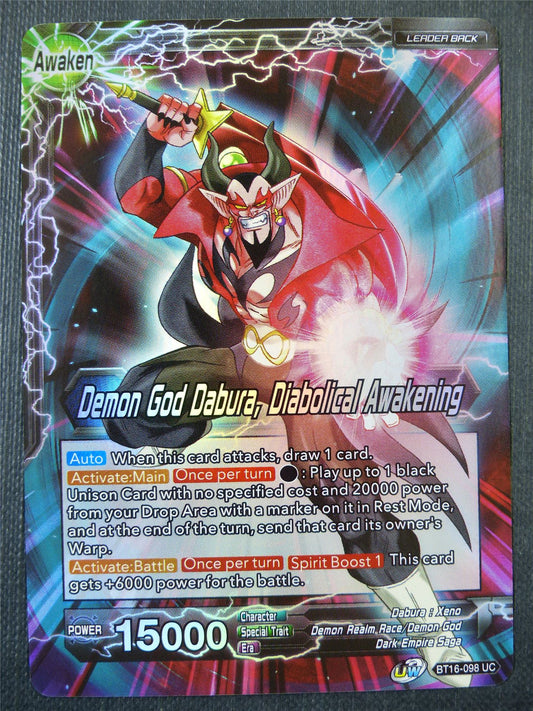 Demon God Dabura Diabolical Awakening Foil - Dragon Ball Super Card #5H2