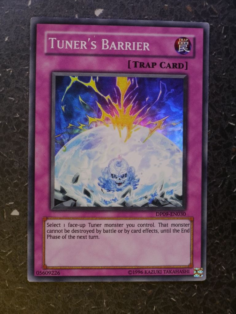 Yugioh Cards: TUNER'S BARRIER DP09 SUPER RARE # 4A46