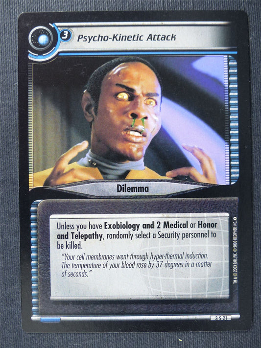 Psycho-Kinetic Attack - Star Trek Cards #UG