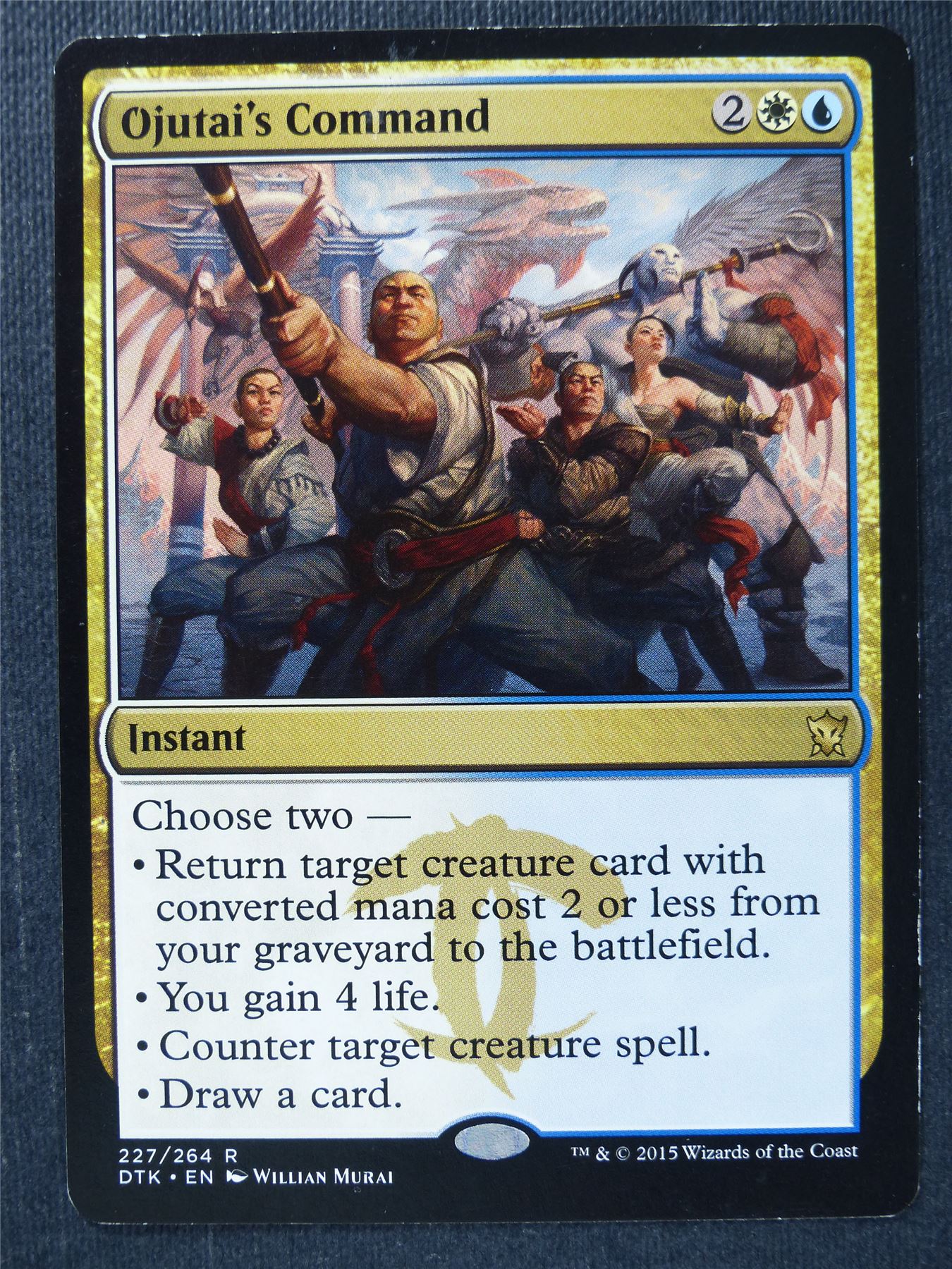 Ojutai's Command - Mtg Magic Cards #RT