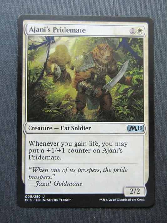 Ajani's Pridemate - Mtg Magic Cards #B9