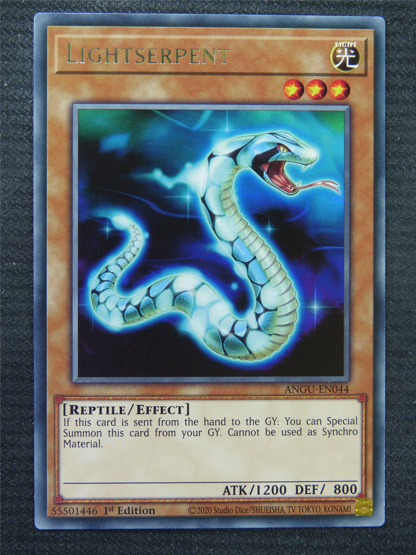 Lightserpent ANGU Rare - 1st ed - Yugioh Card #8S3