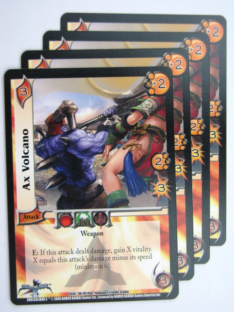 UFS Cards: AX VOLCANO 06/99 x4 # 28I9