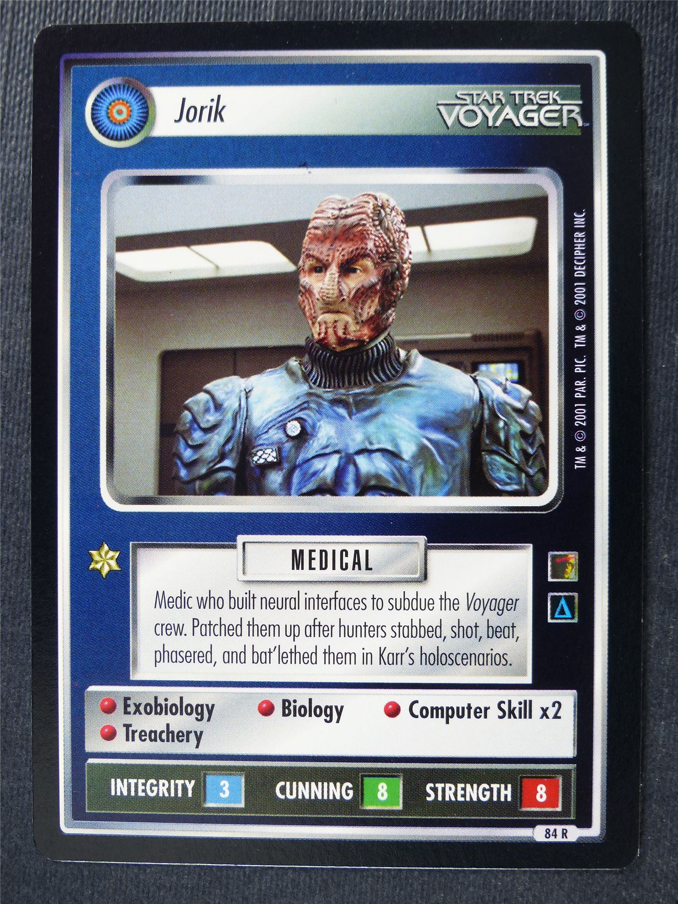 Jorik - Voyager - Star Trek Card #4WQ