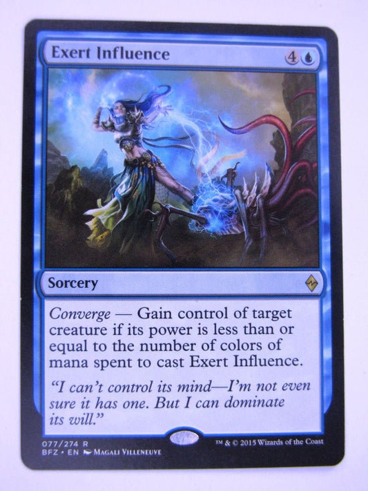 MTG Magic Played Cards: EXERT INFLUENCE # 7B30
