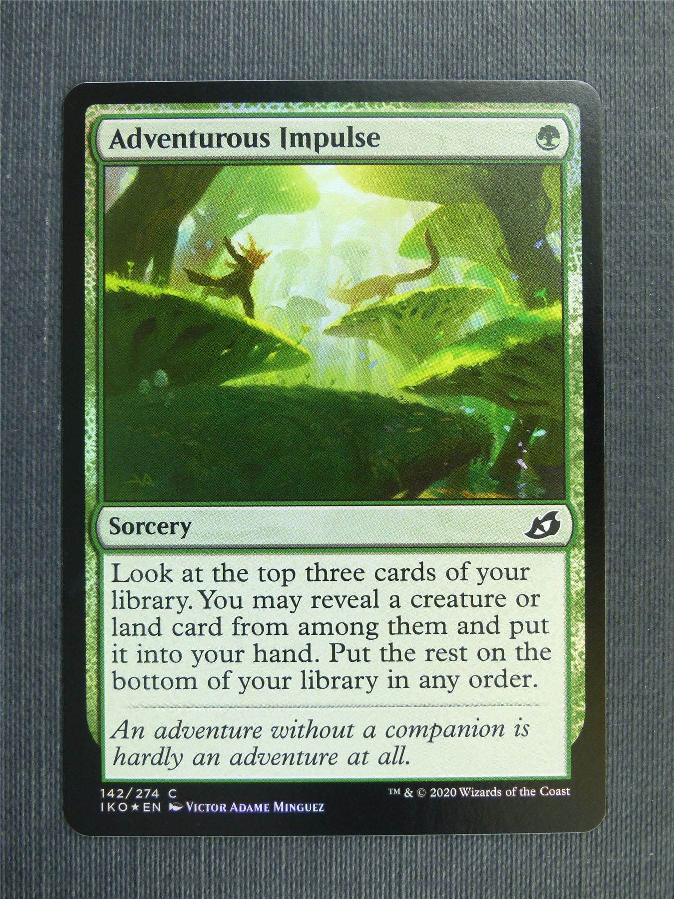 Adventurous Impulse Foil - IKO Mtg Card