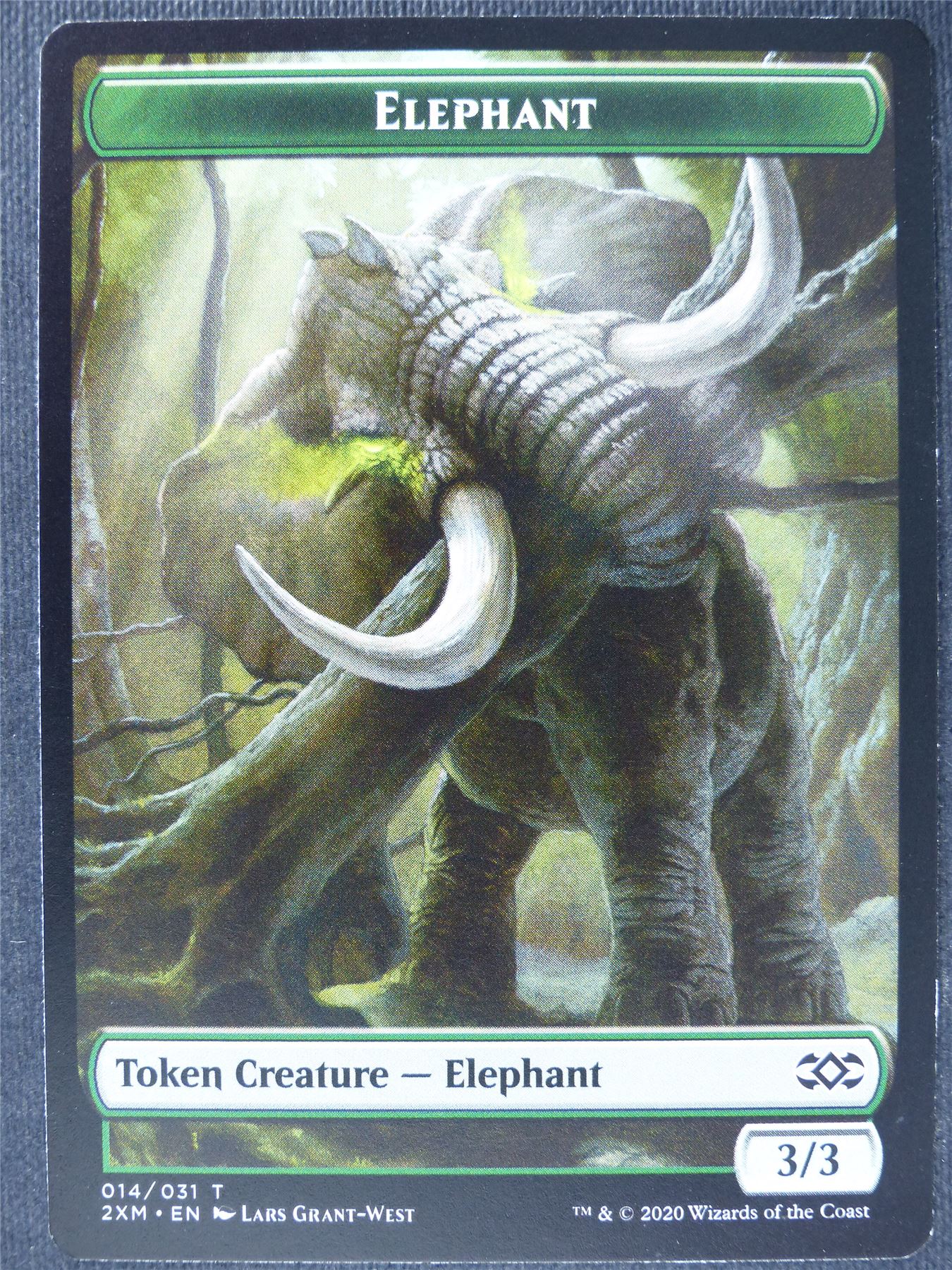 Elephant Token - Mtg Magic Cards #VR