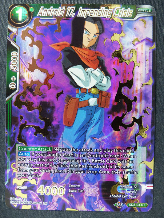 Android 17 Impending Crisis Foil - Mythic Booster - Dragon Ball Super Card #42D