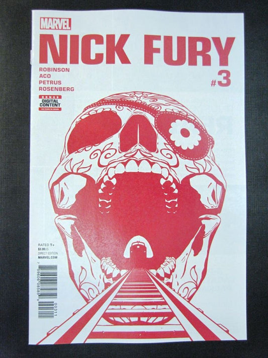 Marvel Comics: NICK FURY #3 AUGUST 2017 # 1C39