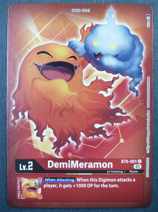 DemiMeramon BT6 alt art - Digimon Cards #4X3