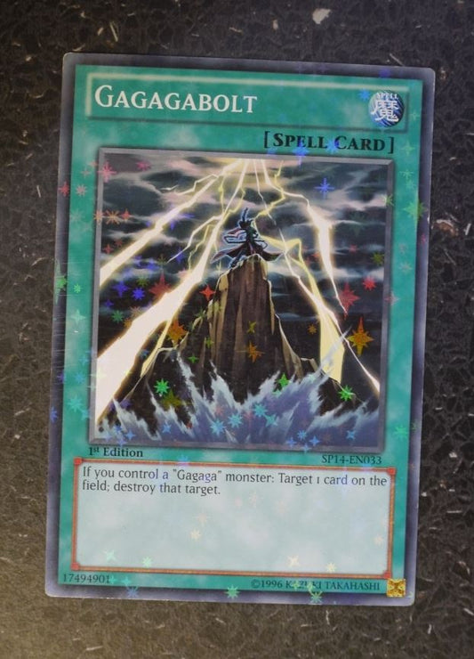 YuGiOh Cards: GAGAGABOLT SP14 STARFOIL # G48