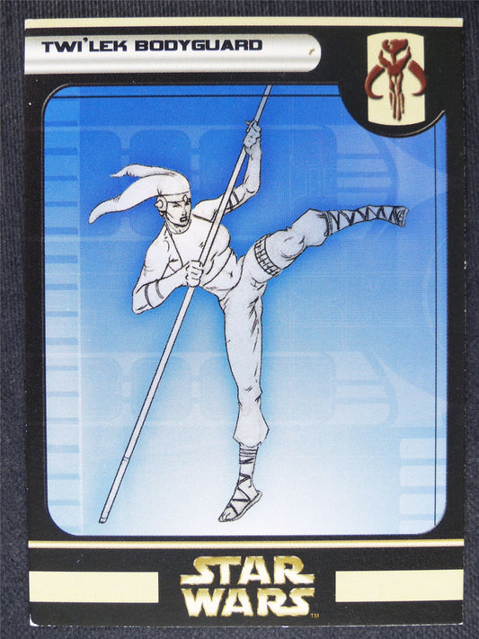 Twi'Lek Bodyguard - Star Wars Miniatures Spare Cards #6B