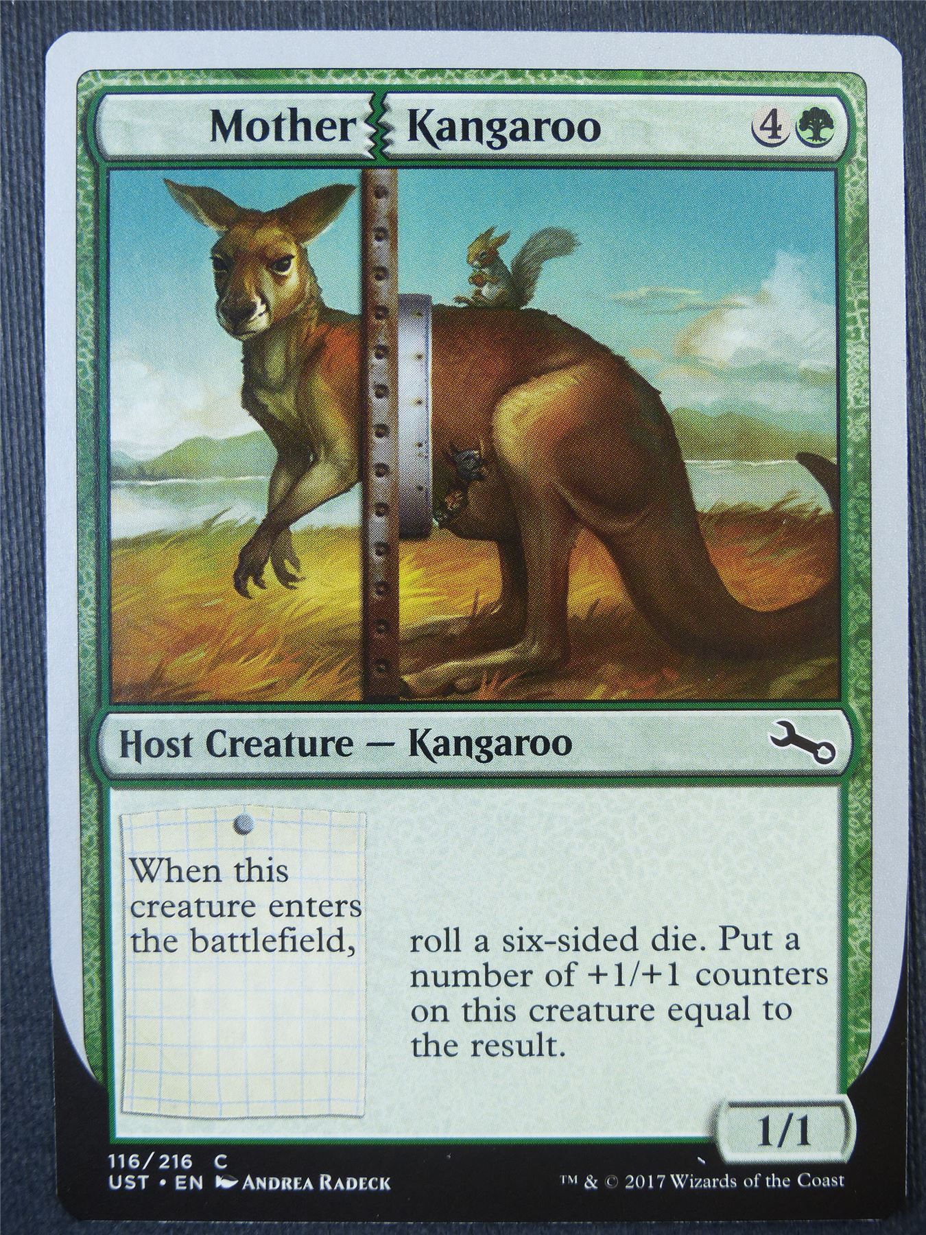 Mother Kangaroo - Unstable - Mtg Card #5PB