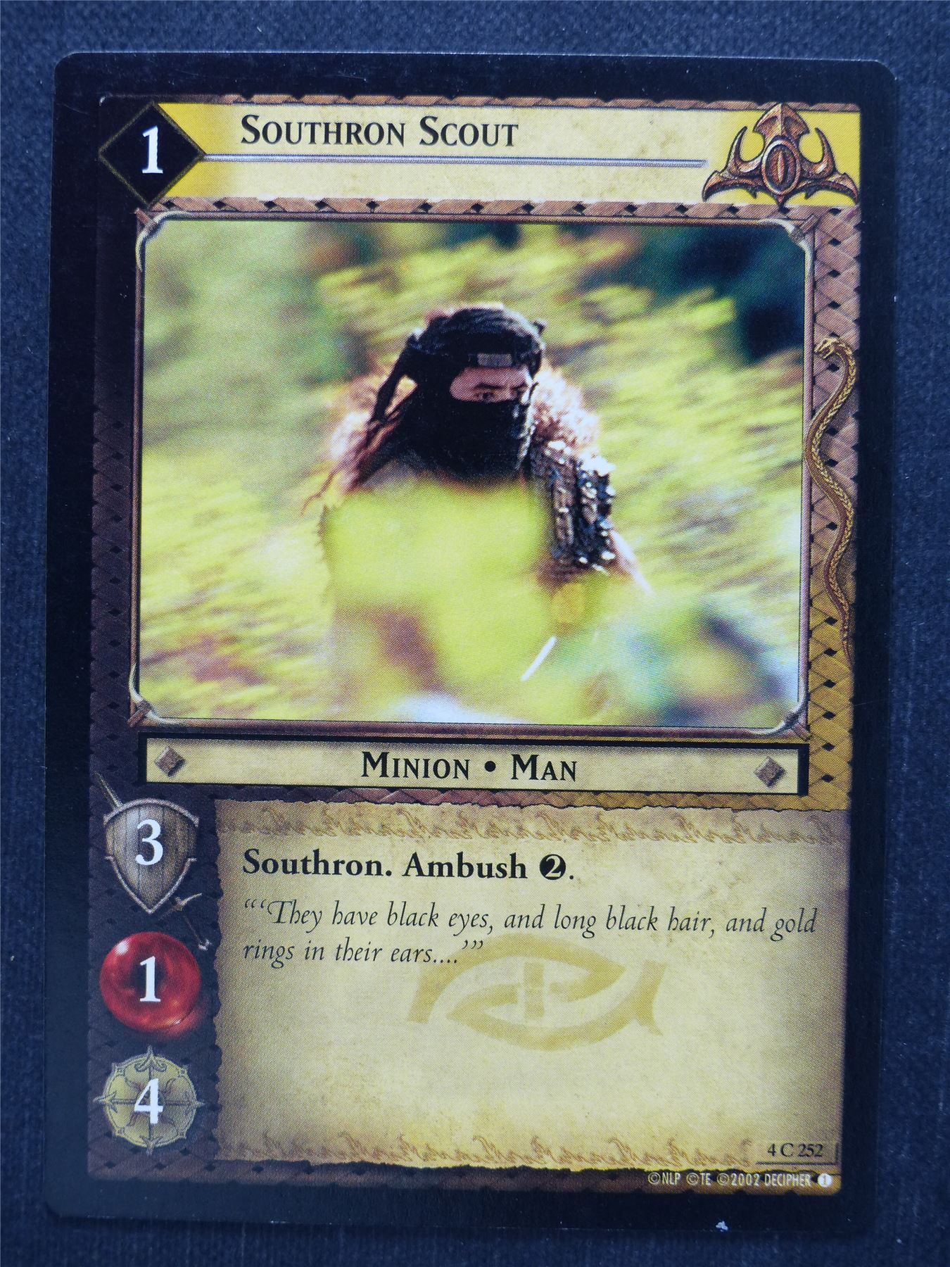 Southron Scout 4 C 252 - LotR Cards #L2