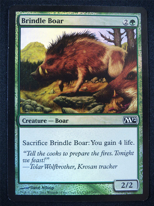 Brindle Boar Foil - Mtg Card #1ZW