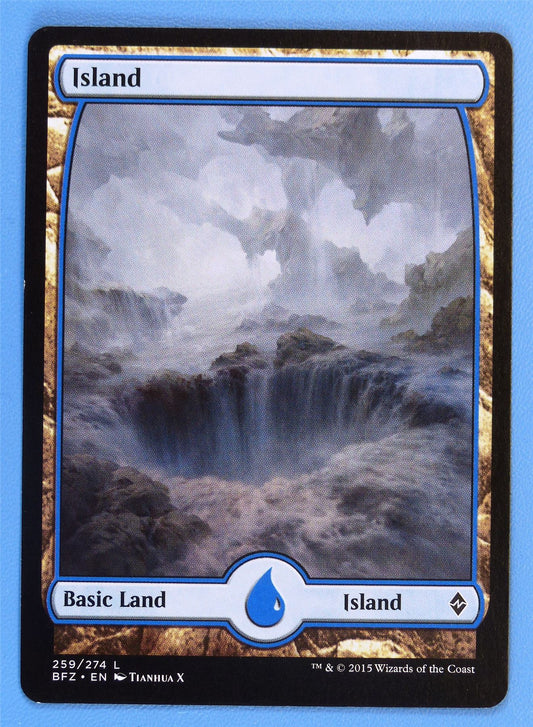 Island - Full Art - Mtg Card # 2I32