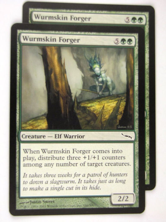 MTG Magic: the Gathering Cards: WURMSKIN FORGER x2: MRD