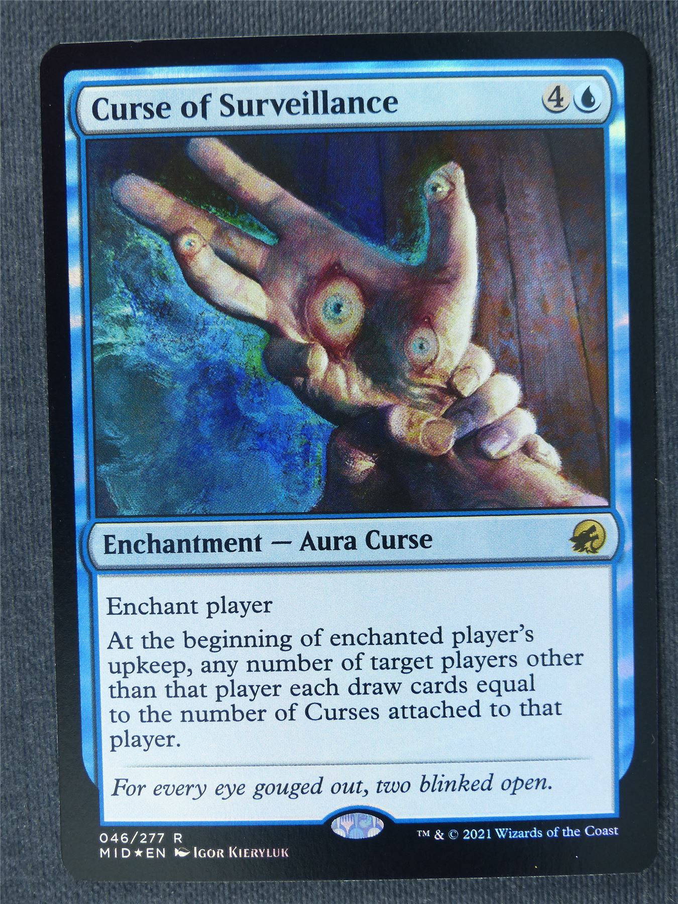 Curse of Surveillance Foil - MID - Mtg Cards #3US