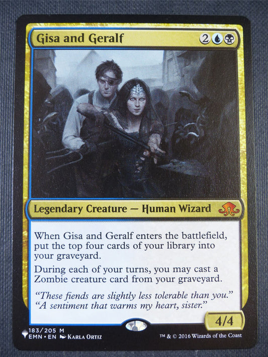 Gisa and Geralf - The List - Mtg Card #89Q