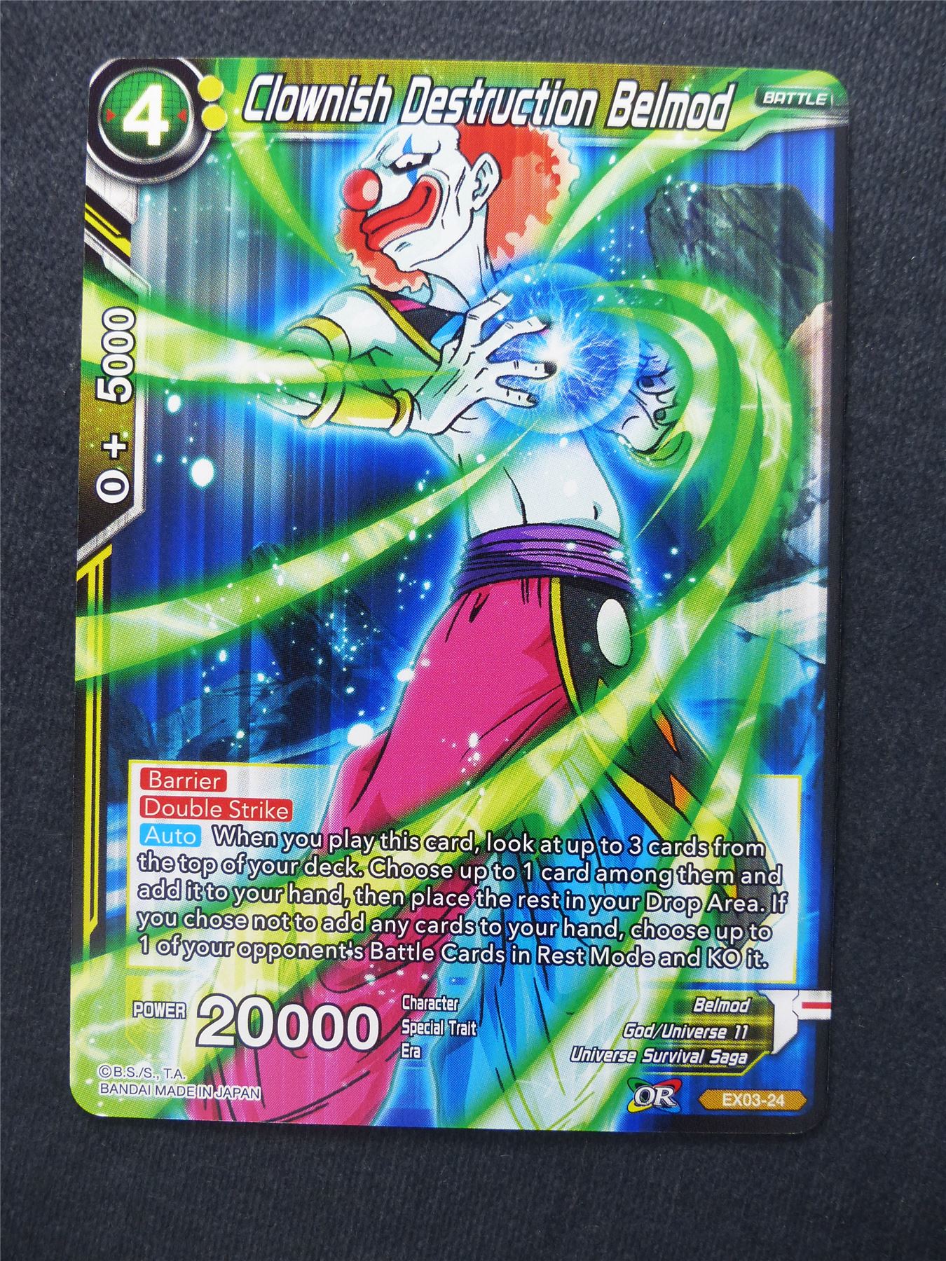 Clownish Destruction Belmod - Dragon Ball Super Cards #111
